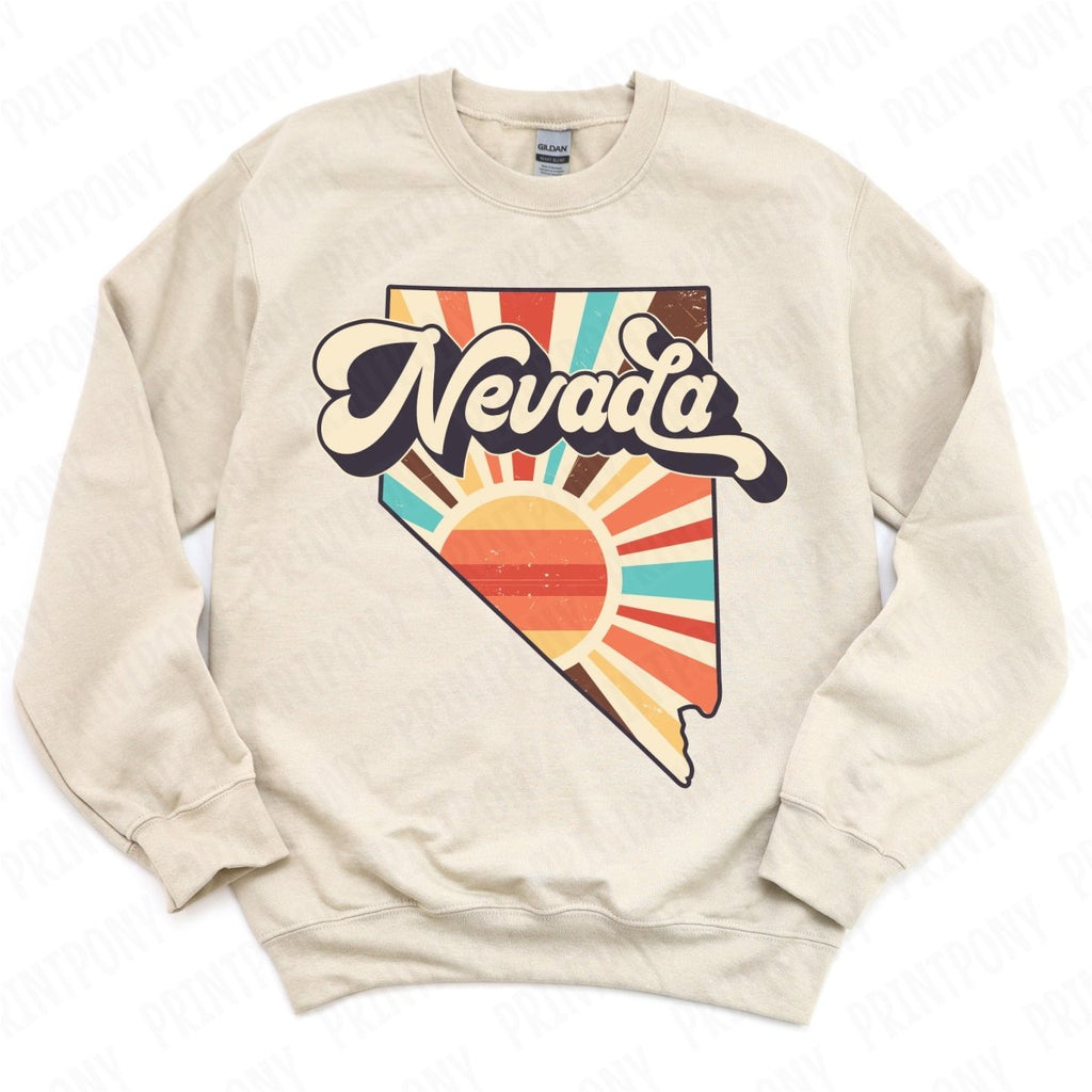 Retro Nevada State DTF Transfer - Ready to Press - PrintPony®