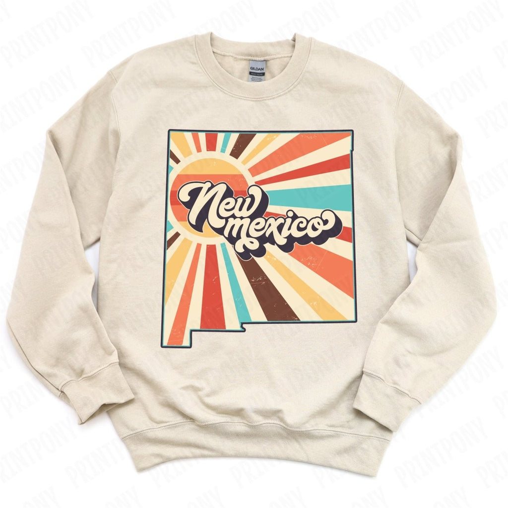 Retro New Mexico State DTF Transfer - Ready to Press - PrintPony®