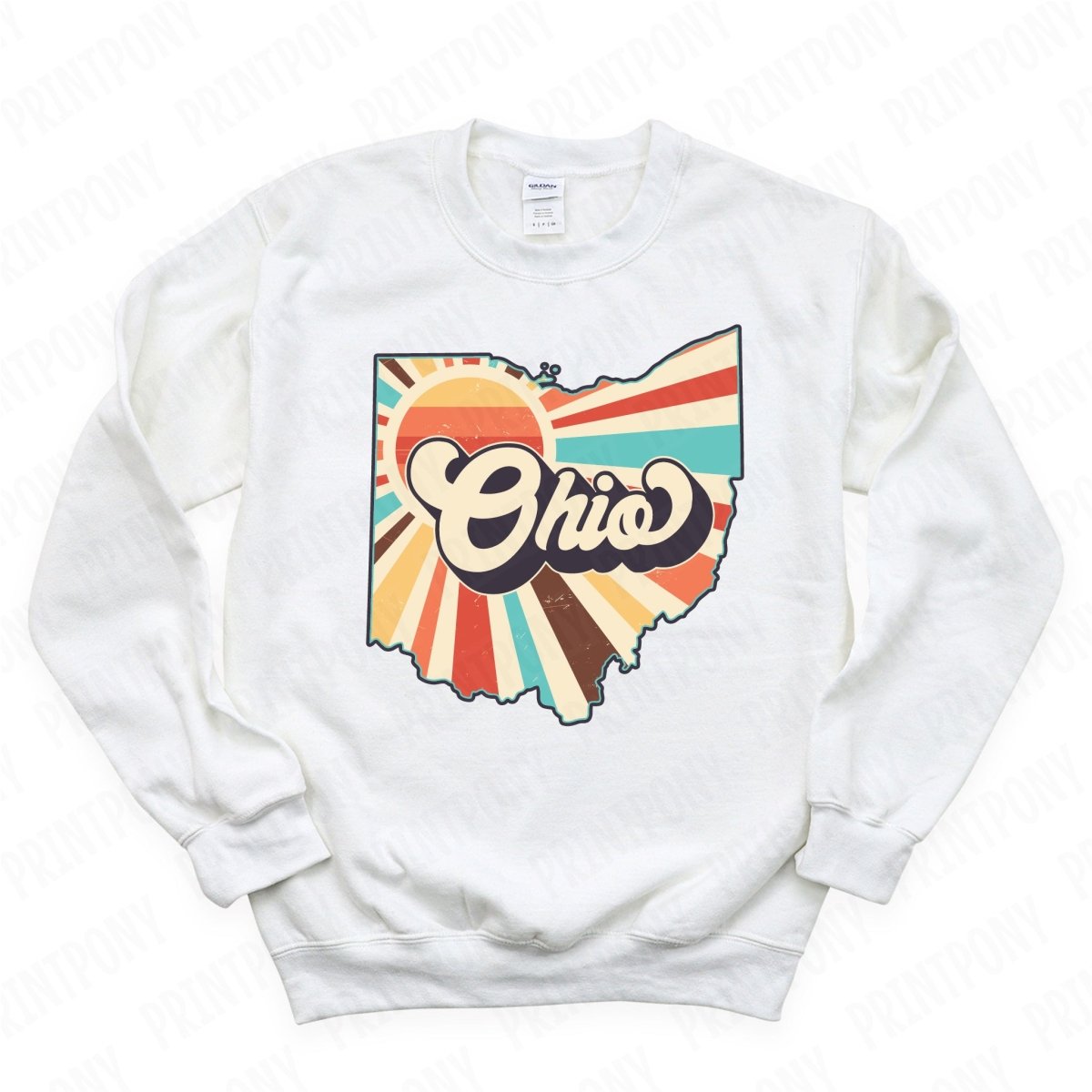 Retro Ohio State DTF Transfer - Ready to Press - PrintPony®