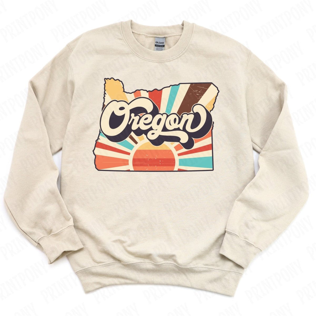 Retro Oregon State DTF Transfer - Ready to Press - PrintPony®