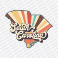 Retro South Carolina State DTF Transfer - Ready to Press - PrintPony®