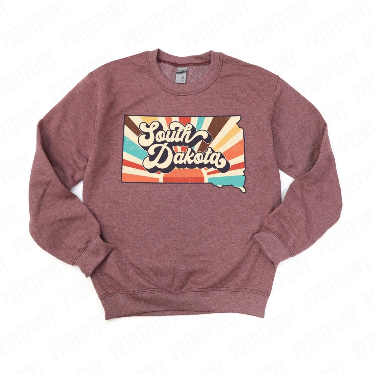 Retro South Dakota State DTF Transfer - Ready to Press - PrintPony®