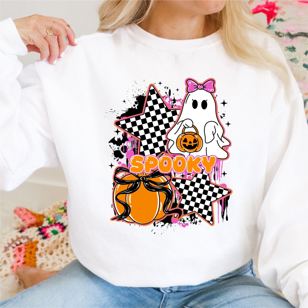 Retro Spooky Halloween DTF Transfer - PrintPony