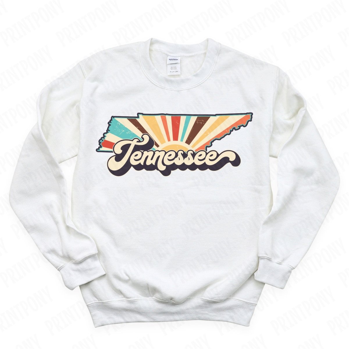 Retro Tennessee State DTF Transfer - Ready to Press - PrintPony®