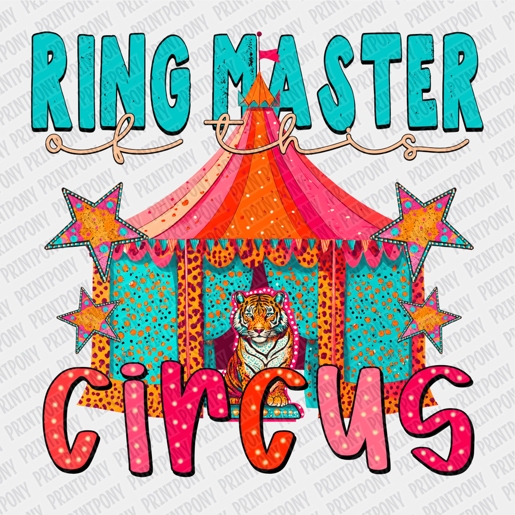 Ring Master Circus DTF Transfer - PrintPony