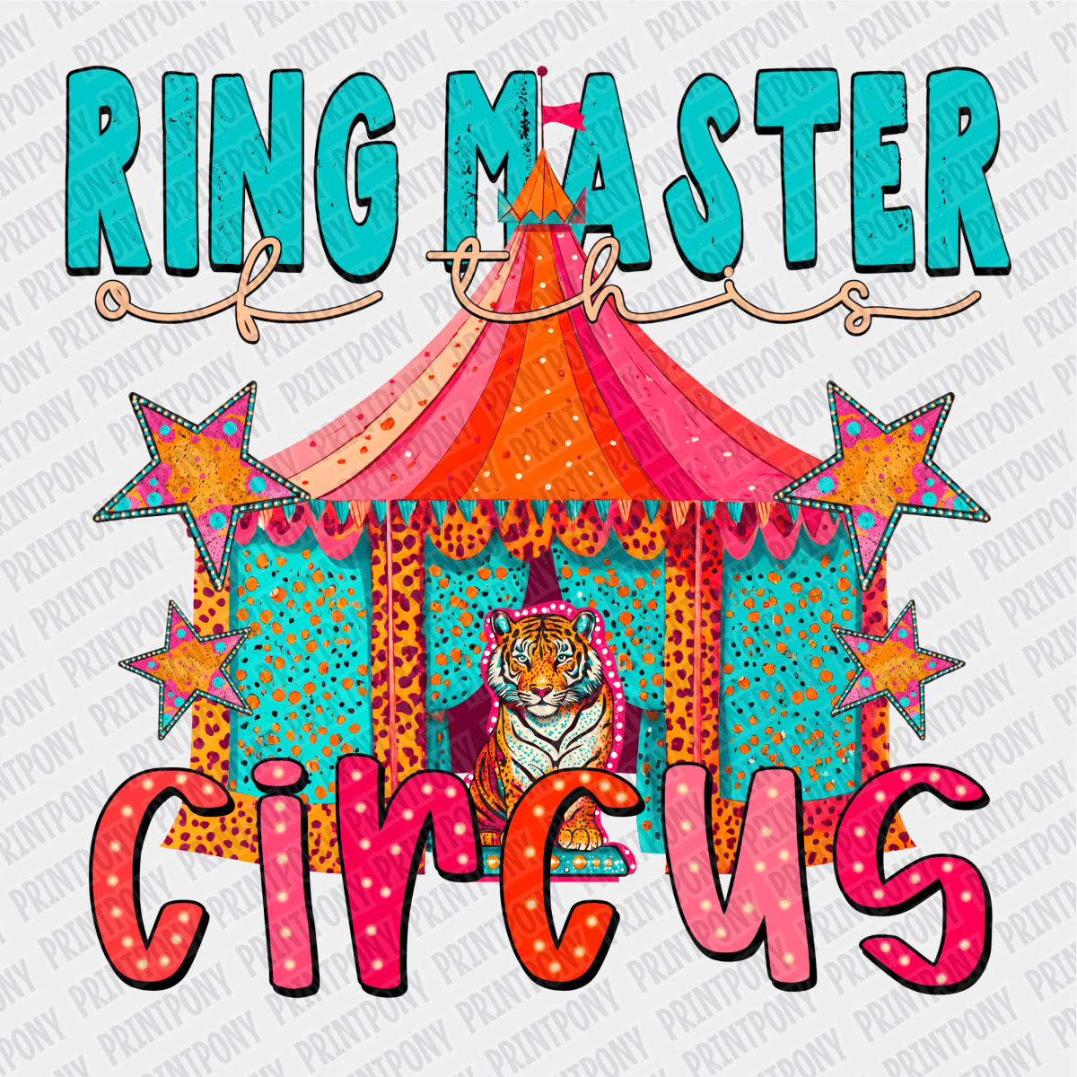 Ring Master Circus DTF Transfer - PrintPony