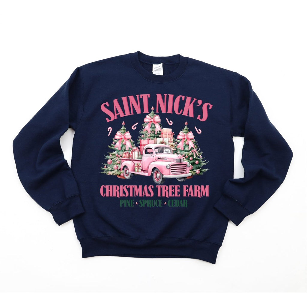 Saint Nick's Christmas Tree Farm DTF transfer - PrintPony¬Æ