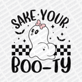 Sake Your Boo - ty Ghost Halloween DTF Transfer - PrintPony