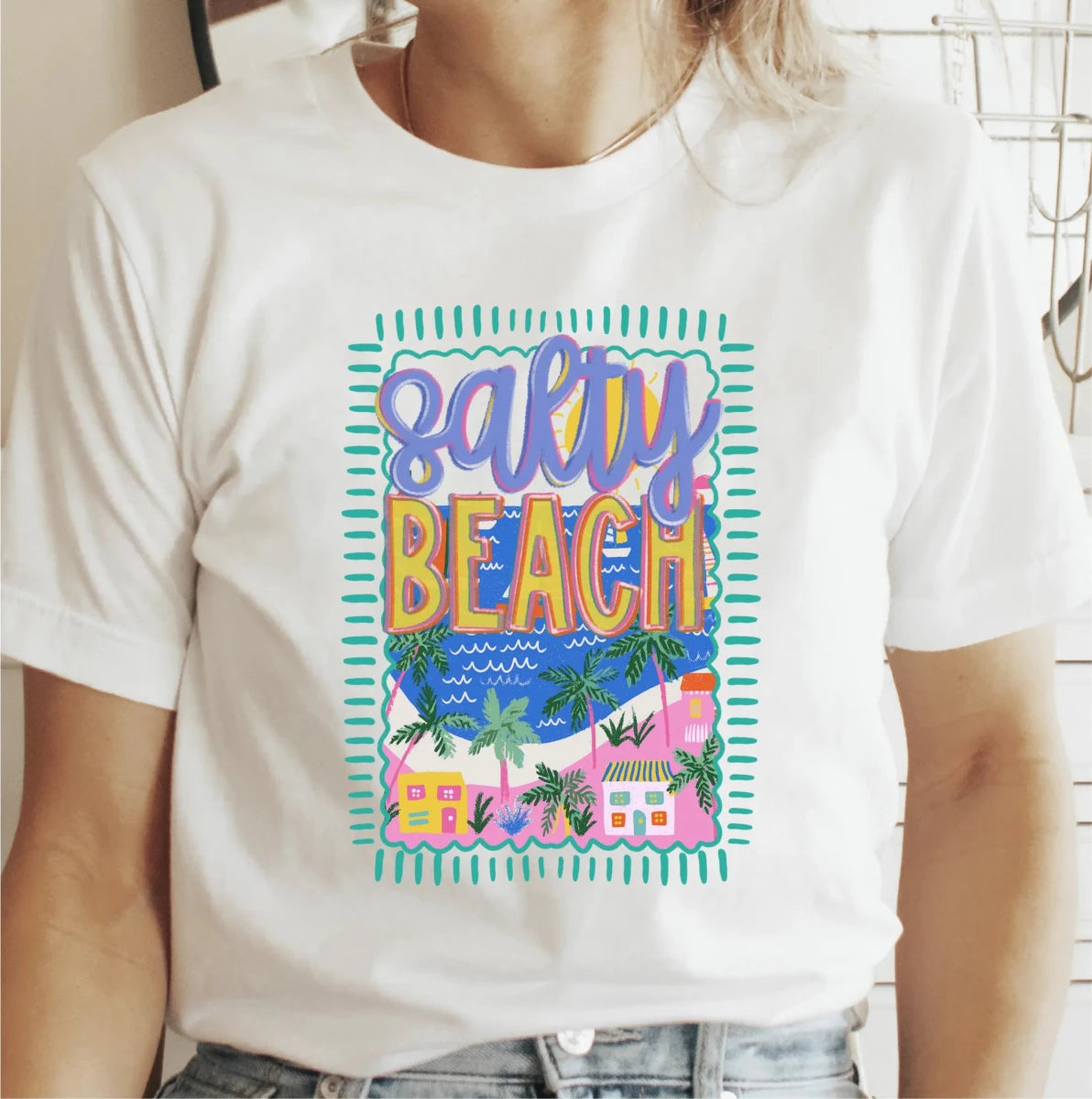 Salty Beach DTF Transfer - PrintPony