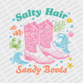 Salty Hair, Sandy Boots - DTF transfer - PrintPony