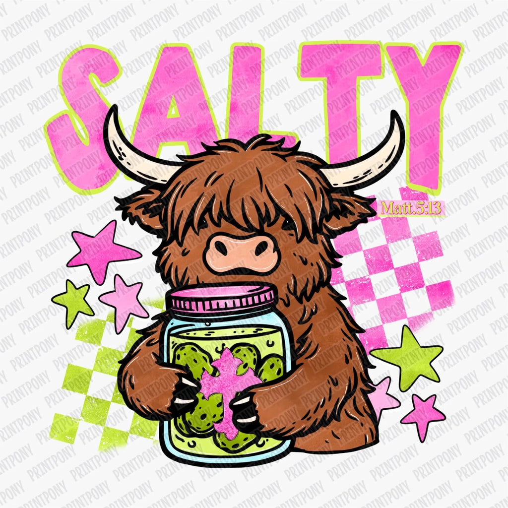 Salty Heifer DTF Transfer - PrintPony