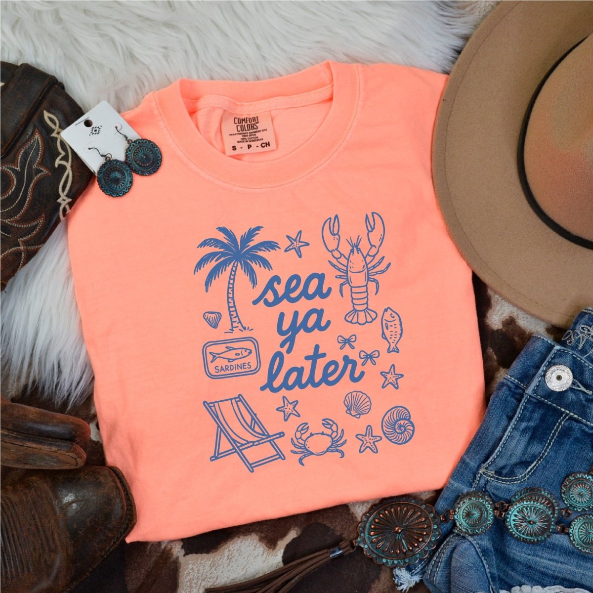 Sea Ya Later - DTF transfer - PrintPony