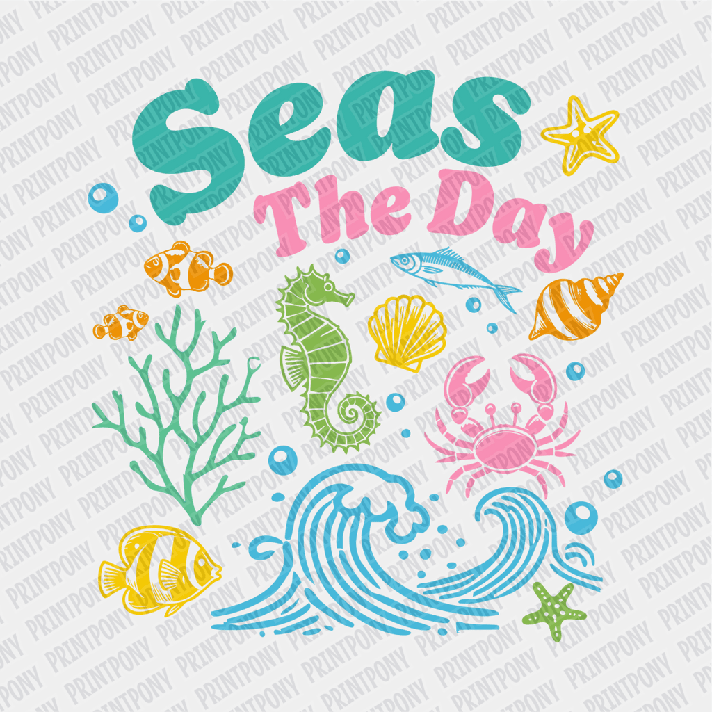 Seas the Day - DTF transfer - PrintPony
