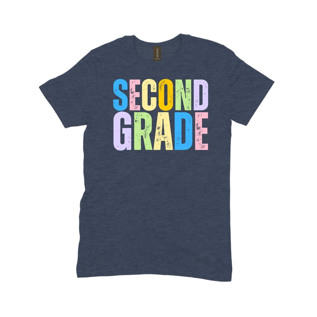 Second Grade Bright Pastel - DTF Transfer - PrintPony