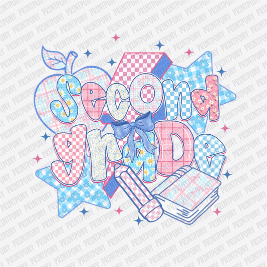 Second Grade Pastel Coquette - DTF Transfer - PrintPony®