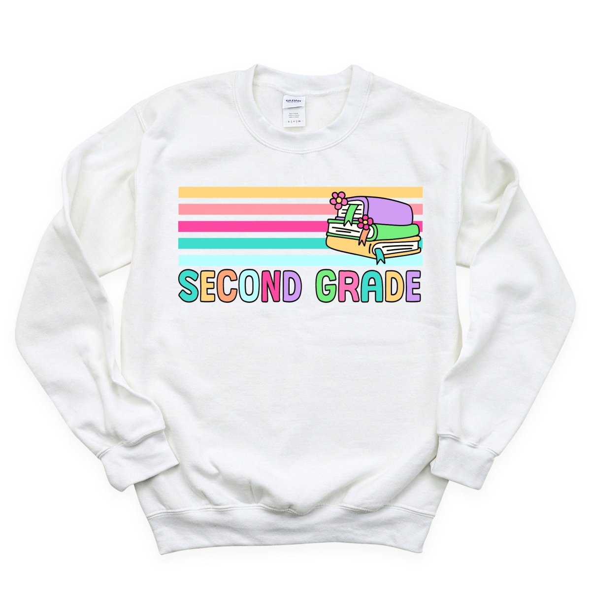 Second Grade Stripes - DTF Transfer - PrintPony