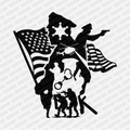 Service & Sacrifice, Patriotic Police DTF Transfer - PrintPony