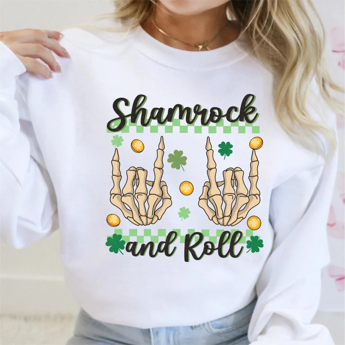 Shamrock & Roll St. Patrick's DTF Transfer - PrintPony