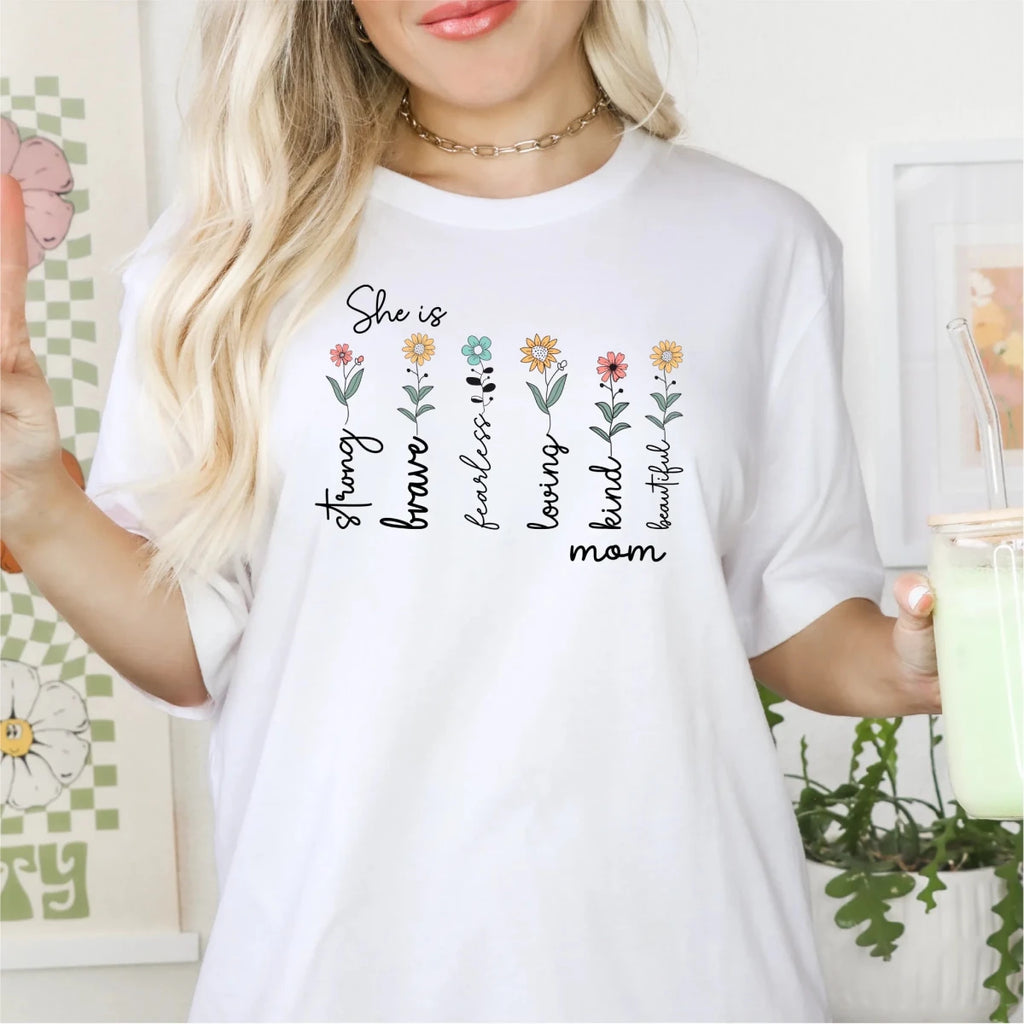 She is Strong and Fearless DTF Transfer - PrintPony