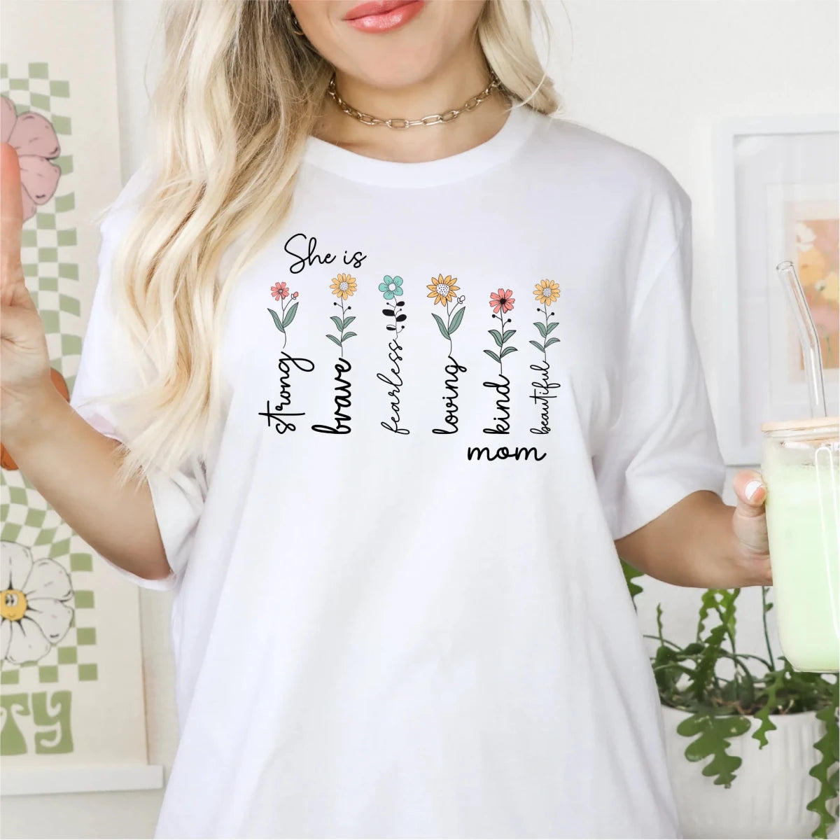 She is Strong and Fearless DTF Transfer - PrintPony