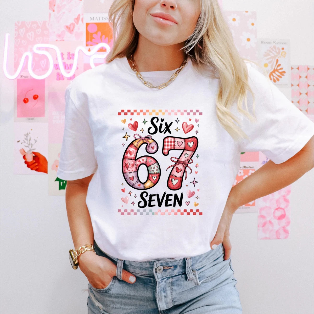 Six Seven Valentine DTF Transfer - PrintPony