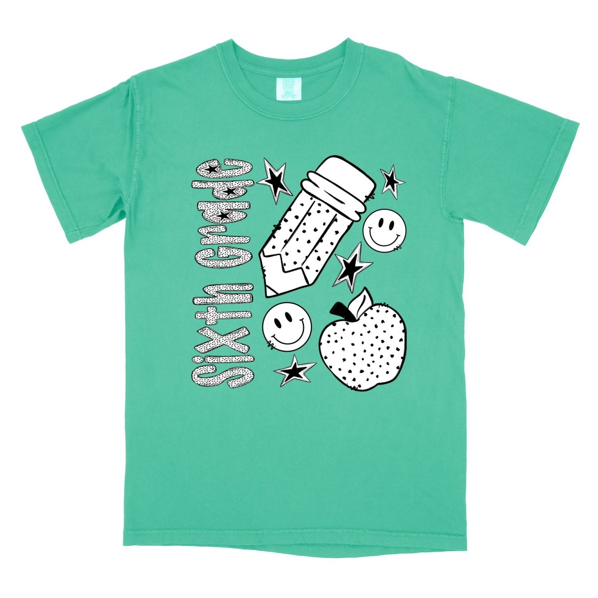 Sixth Grade Dotted DTF transfer - PrintPony™