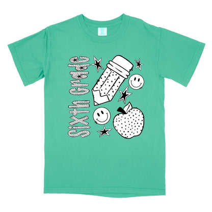 Sixth Grade Dotted DTF transfer - PrintPony™