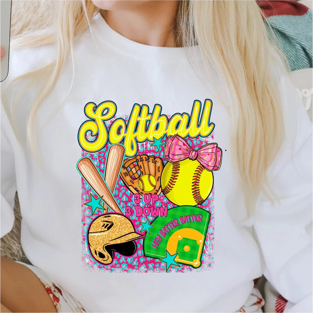 Softball Coquette DTF Transfer - PrintPony