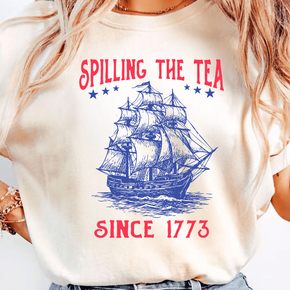 Spilling the Tea Since 1773 DTF transfer - PrintPony