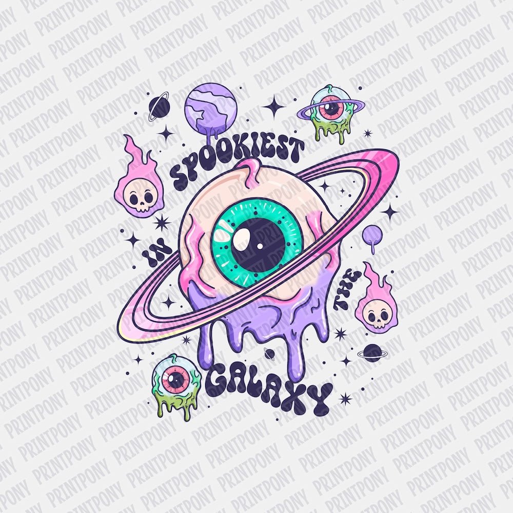 Spookiest Galaxy DTF transfer - PrintPony
