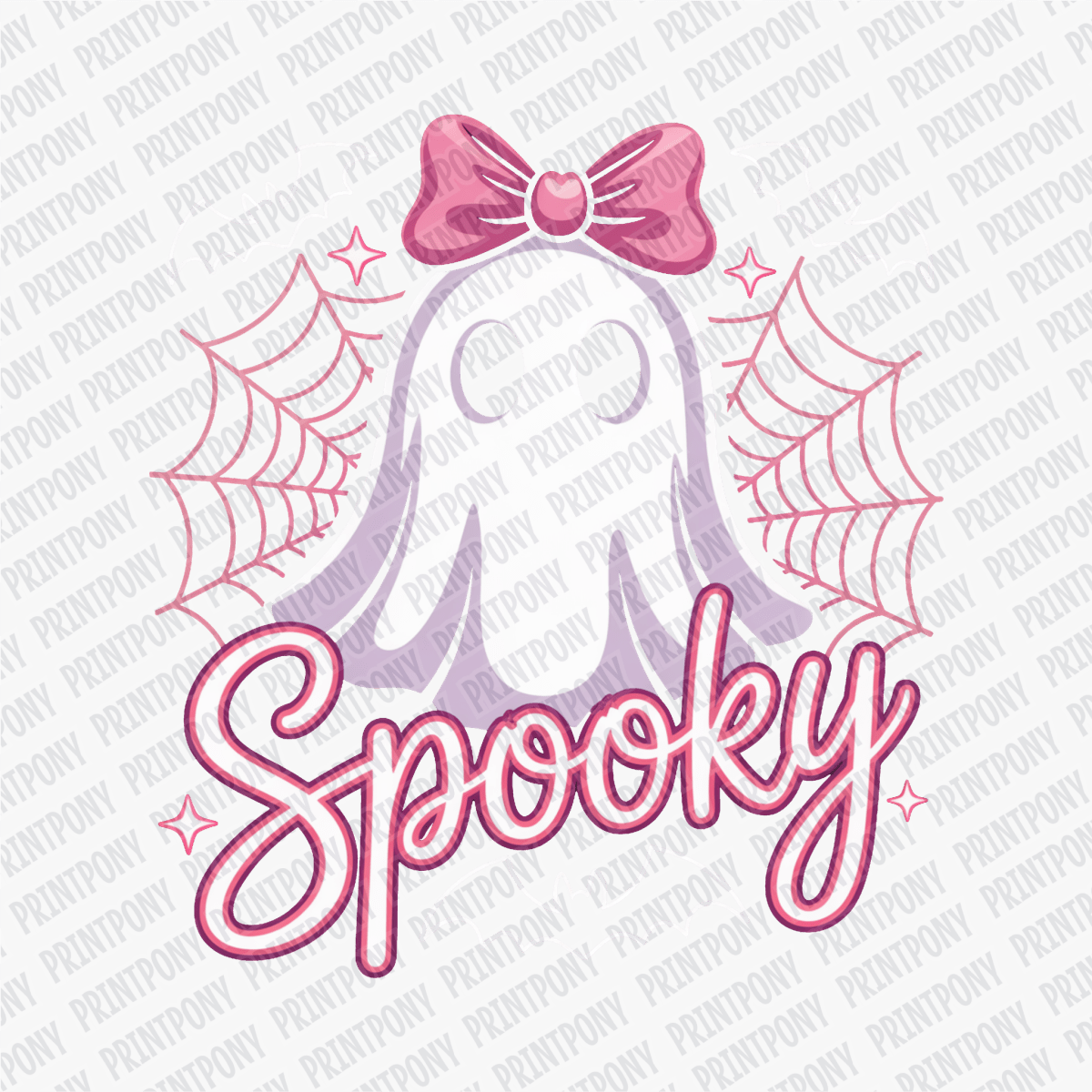 Spooky Neon Ghost with Web DTF Transfer - PrintPony™