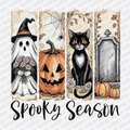Spooky Season Brushstrokes Halloween DTF Transfer - PrintPony