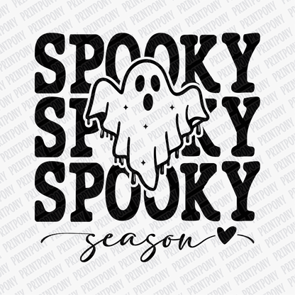 Spooky Season Ghost DTF transfer - PrintPony™