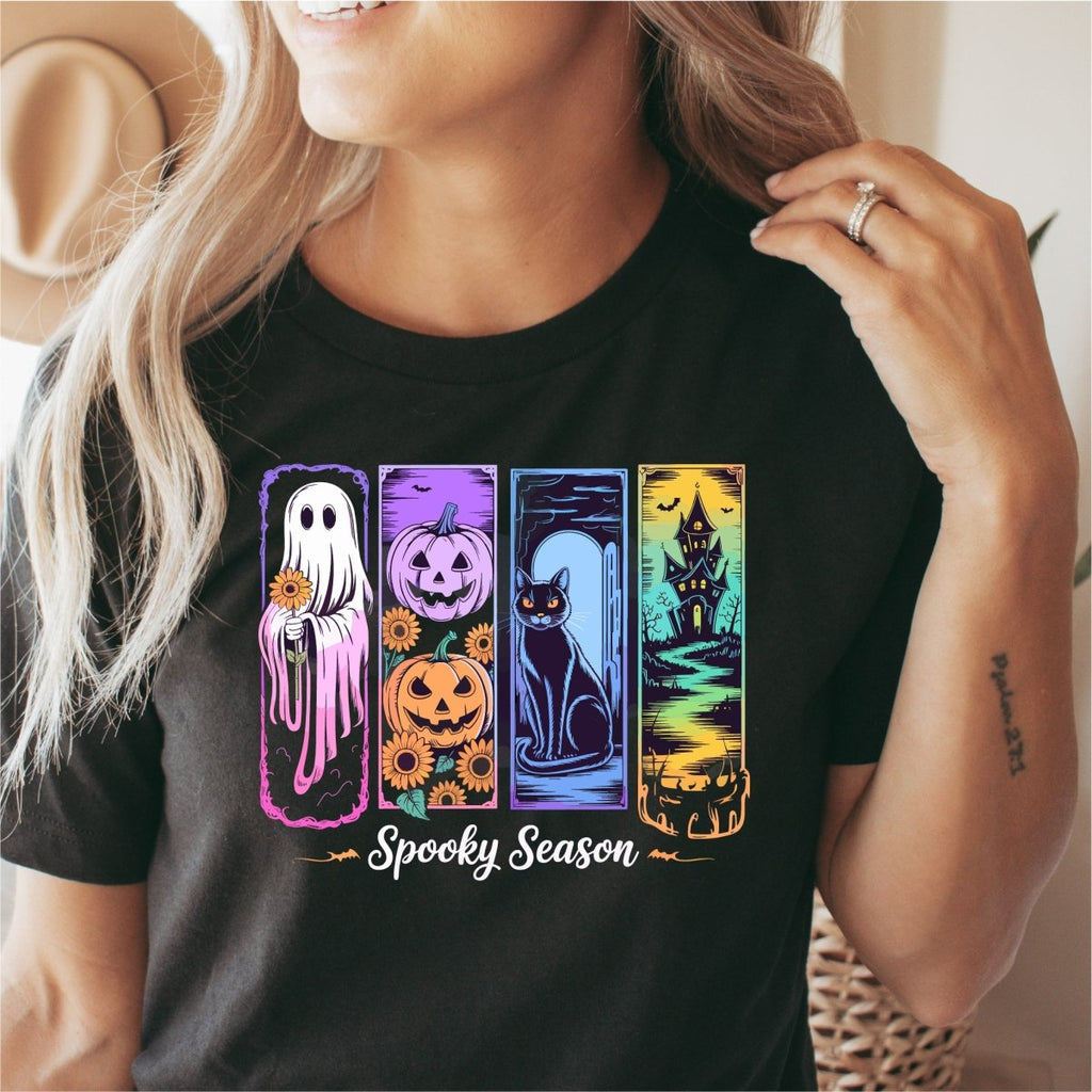Spooky Season Neon Brushstroke DTF Transfer - PrintPony