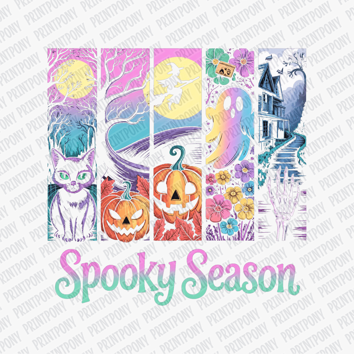 Spooky Season Neon DTF Transfer - PrintPony™