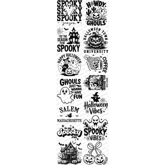 Spooky Season Premade DTF Gang Sheet (22.5" x 72") - PrintPony™