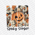 Spooky Season Pumpkin Halloween DTF Transfer - PrintPony