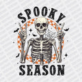 Spooky Season Skeleton DTF transfer - Print Pony