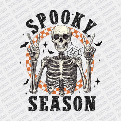 Spooky Season Skeleton DTF transfer - Print Pony™