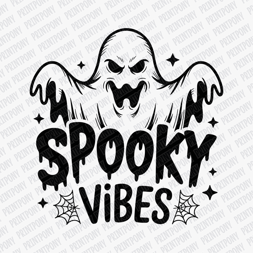 Spooky Vibes DTF transfer - PrintPony