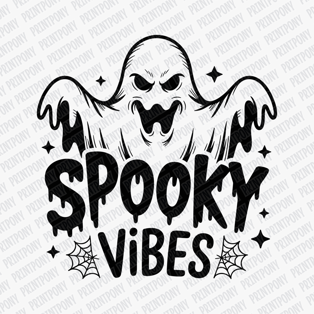Spooky Vibes DTF transfer - PrintPony