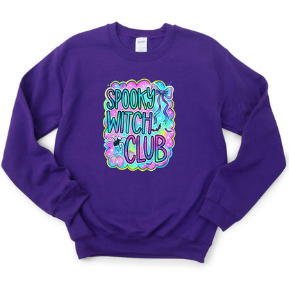 Spooky Witch Club Iridescent DTF Transfer - PrintPony