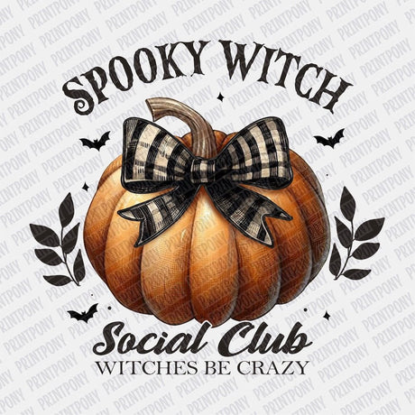 Spooky Witch Social Club DTF transfer - Print Pony™