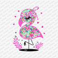 Spring Pink Flamingo DTF Transfer - PrintPony