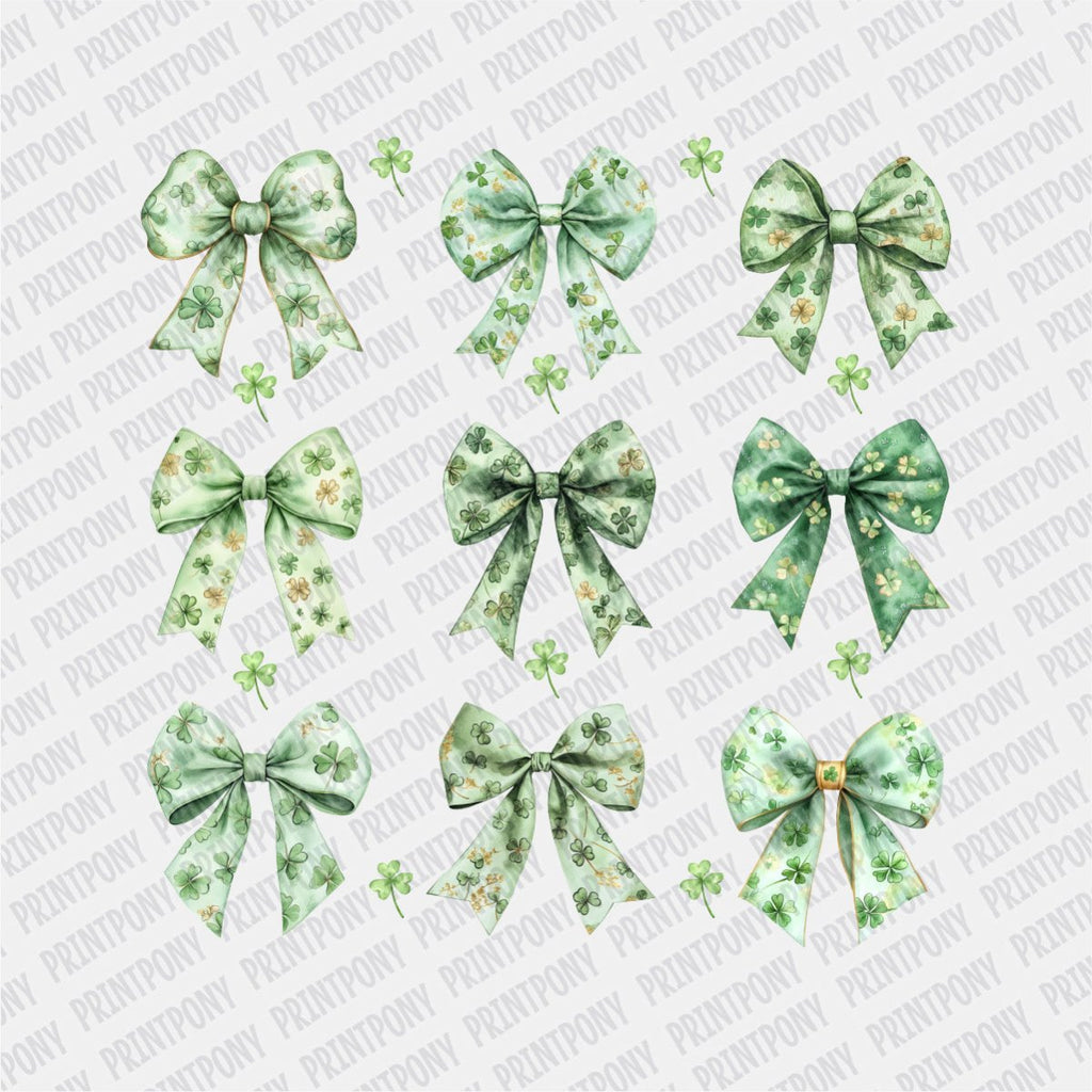 St. Patrick's Day Coquette Ribbons DTF Transfer - Print Pony™