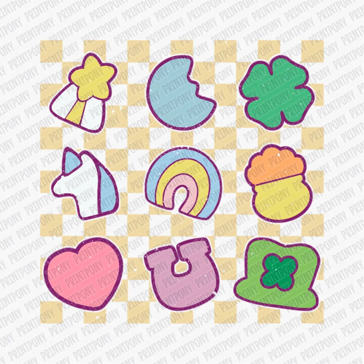 St. Patrick's Day Lucky Charms DTF Transfer - PrintPony