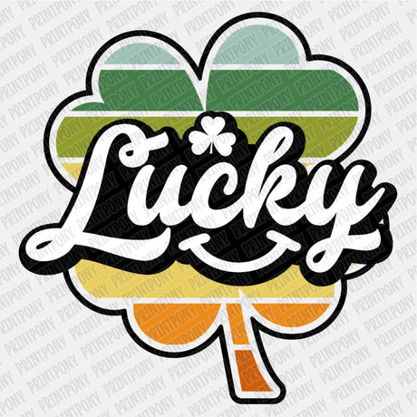 St. Patrick's Day Lucky Clover DTF Transfer - Print Pony™