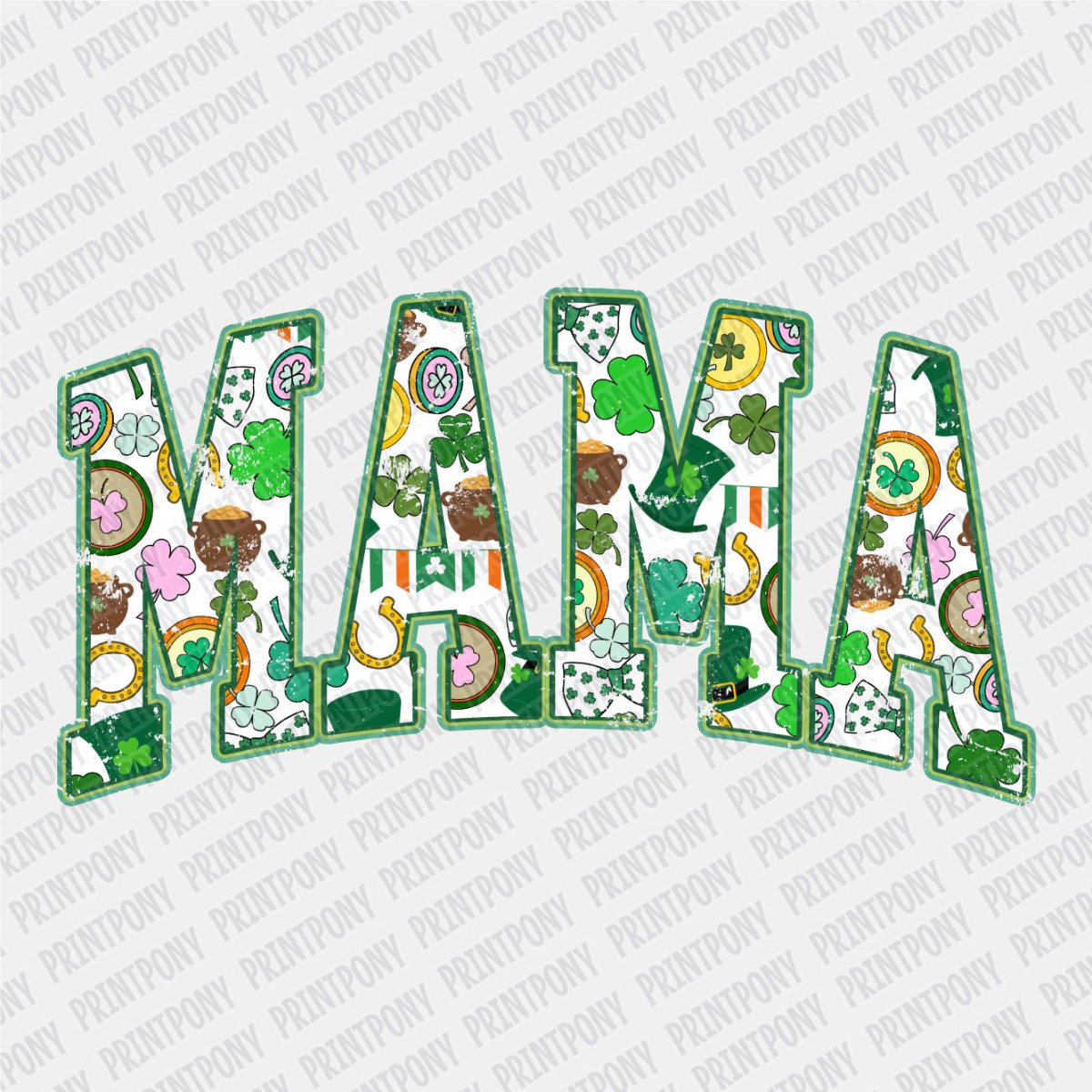 St. Patrick's Day Mama DTF Transfer - Print Pony™