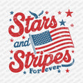 Stars and Stripes Forever Patriotic DTF transfer - PrintPony