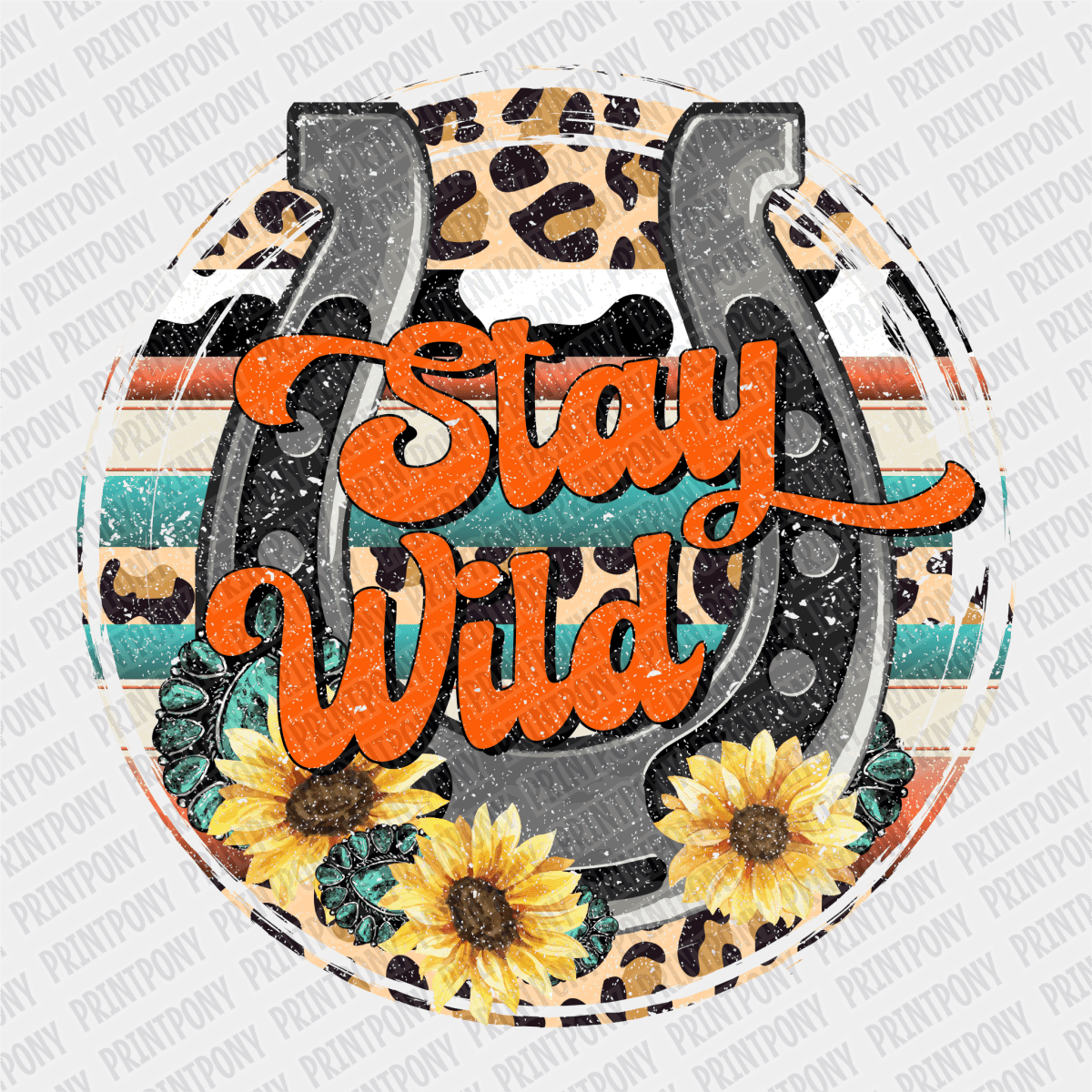 Stay Wild Western DTF Transfer - PrintPony